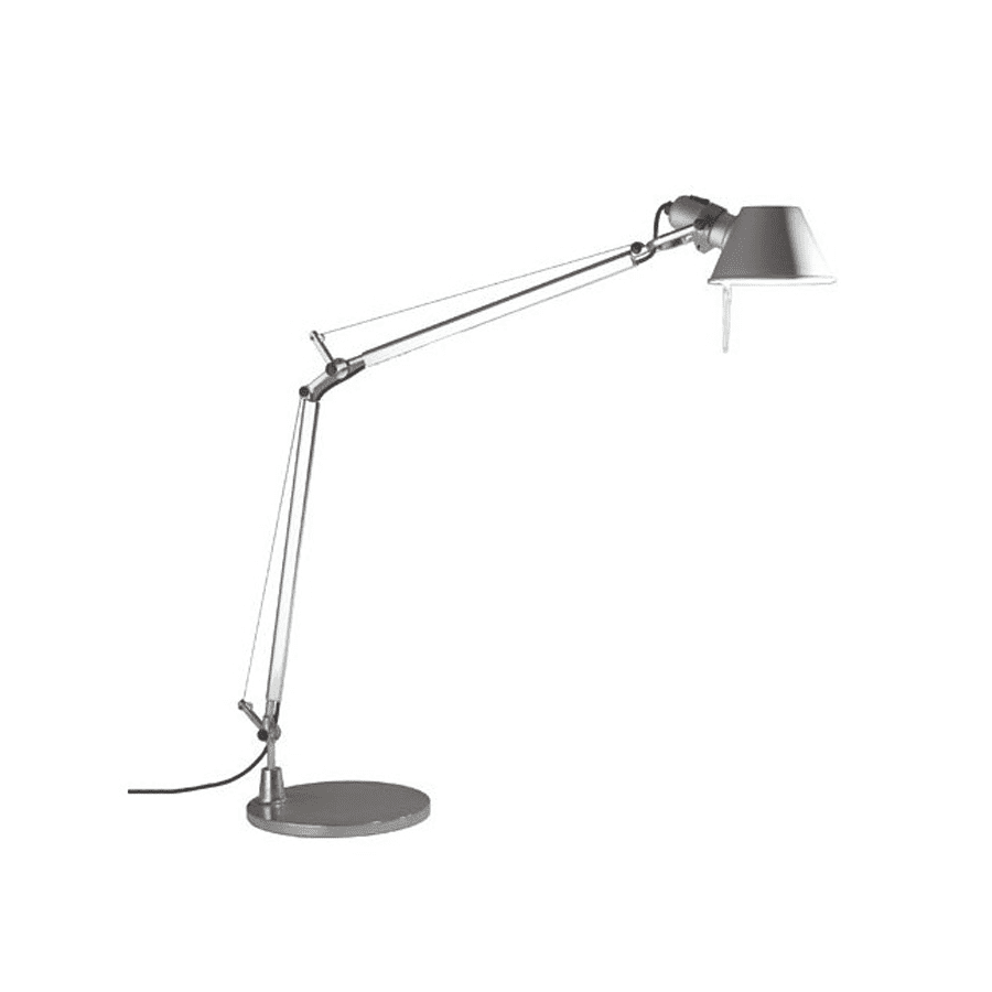 Artemide Tolomeo E27 aluminum with desk base - LiD Design