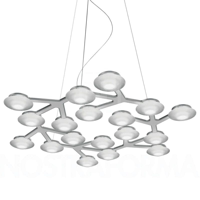 Artemide LED NET CIRCLE SUSPENSION - bianco lucido APP