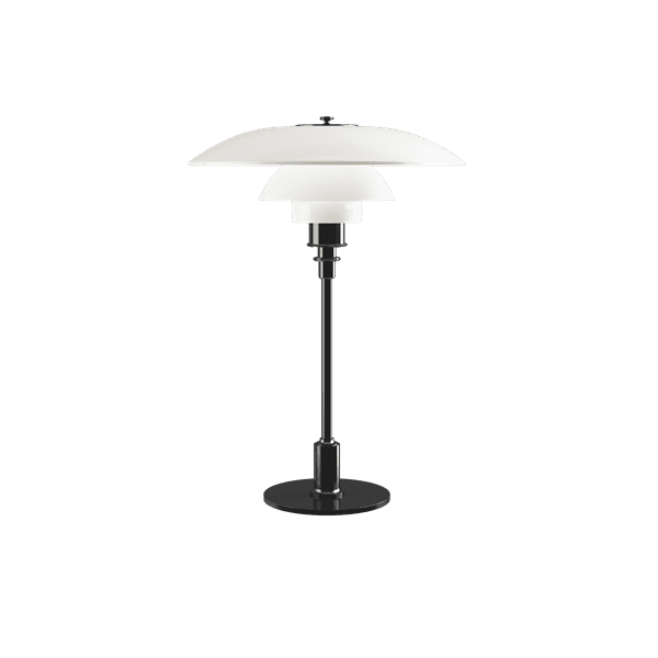 Louis Poulsen PH 3½-2½ GLASS tavolo - nero metallizzato