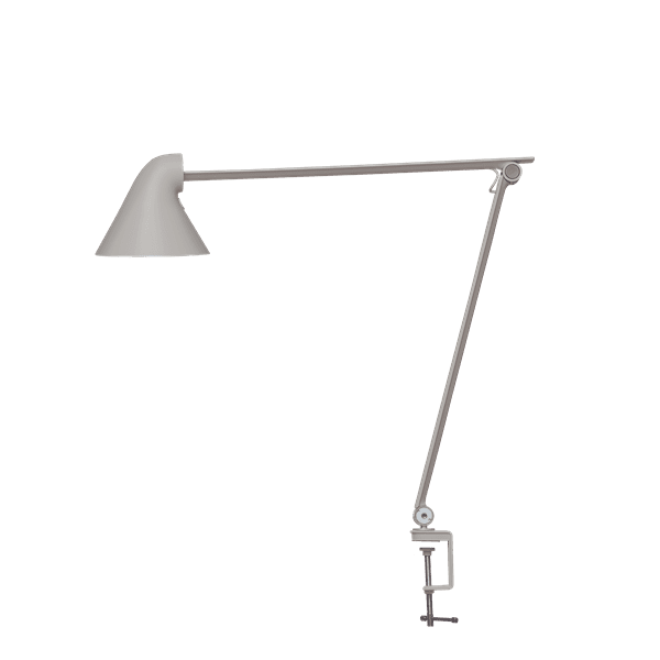 Louis Poulsen NJP tavolo con morsetto 3000K - grigio alluminio chiaro