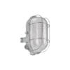 Lombardo TARTARUGA ovale 3 entrate 195 mm  - Diffusore vetro - grigio