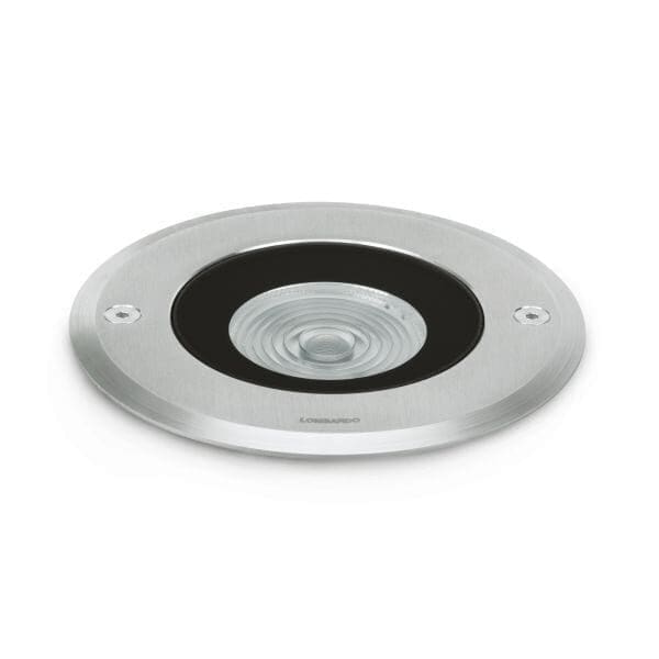 Lombardo CNC 120 T LED 3000k - Diffusore trasparente - outdoor - inox spazzolato