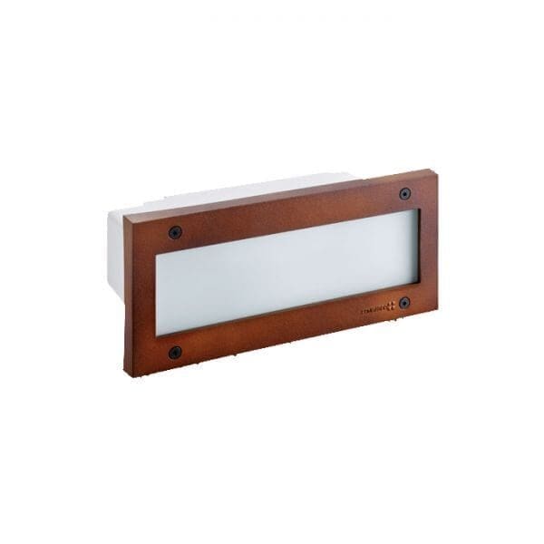 Lombardo STILE 26cm simmetrica LED 3000k - Diffusore vetro - outdoor - nero