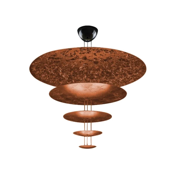 Catellani & Smith MACCHINA DELLA LUCE MOD. D  - sospensione - foglia rame