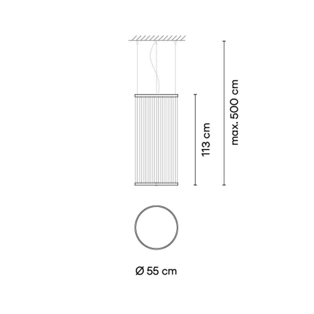 VIBIA ARRAY 1820 - 1-10V, Remote Micro - rosso terra - LiD Design