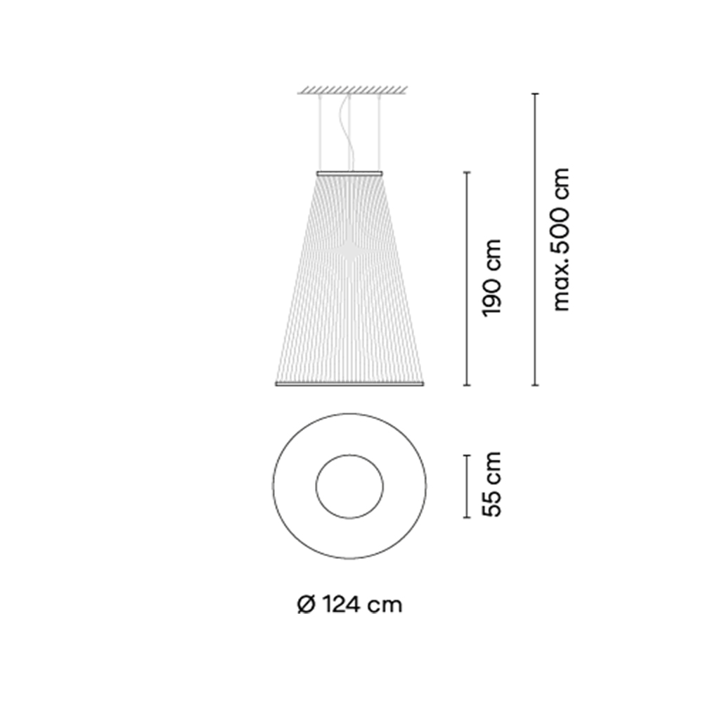 Vibia Array 1880 1-10V, Built-in XS - beige M1 - LiD Design