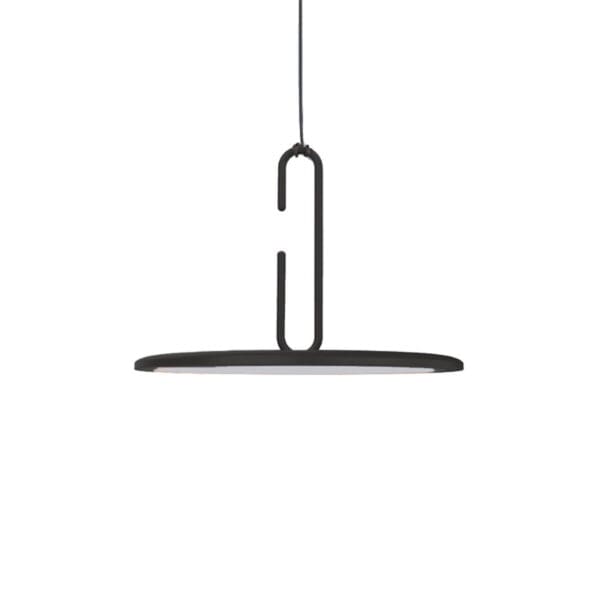 Penta CLIP grande sospensione aperta - cavo 2 mt - 3000K - nero opaco