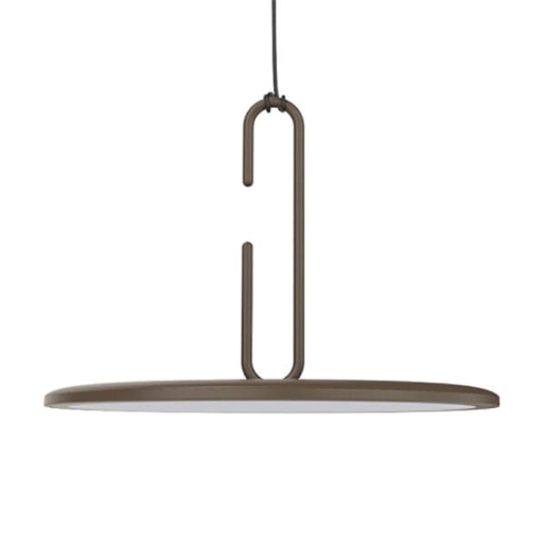 Penta CLIP grande sospensione aperta - cavo 2 mt - 2700K - bronzo opaco