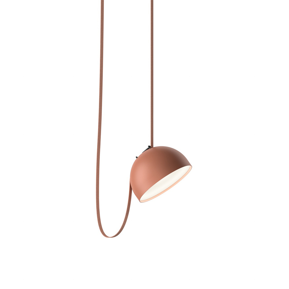 Vibia PLUSMINUS Semisphere 6220 - 2700K, On/Off - terra red (Lighting ...