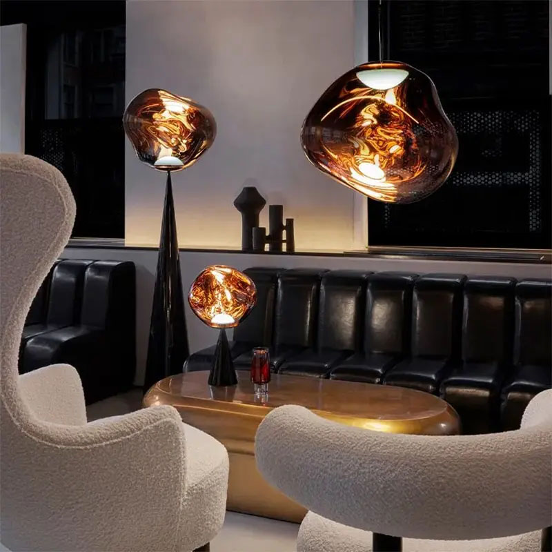 Tom Dixon MELT LED suspension - copper - LiD Design