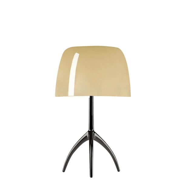 Foscarini LUMIERE piccola tavolo - on/off - cromo nero e bianco caldo