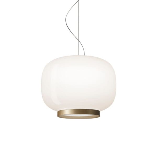Foscarini CHOUCHIN 1 REVERSE sospensione - oro, bianco e oro